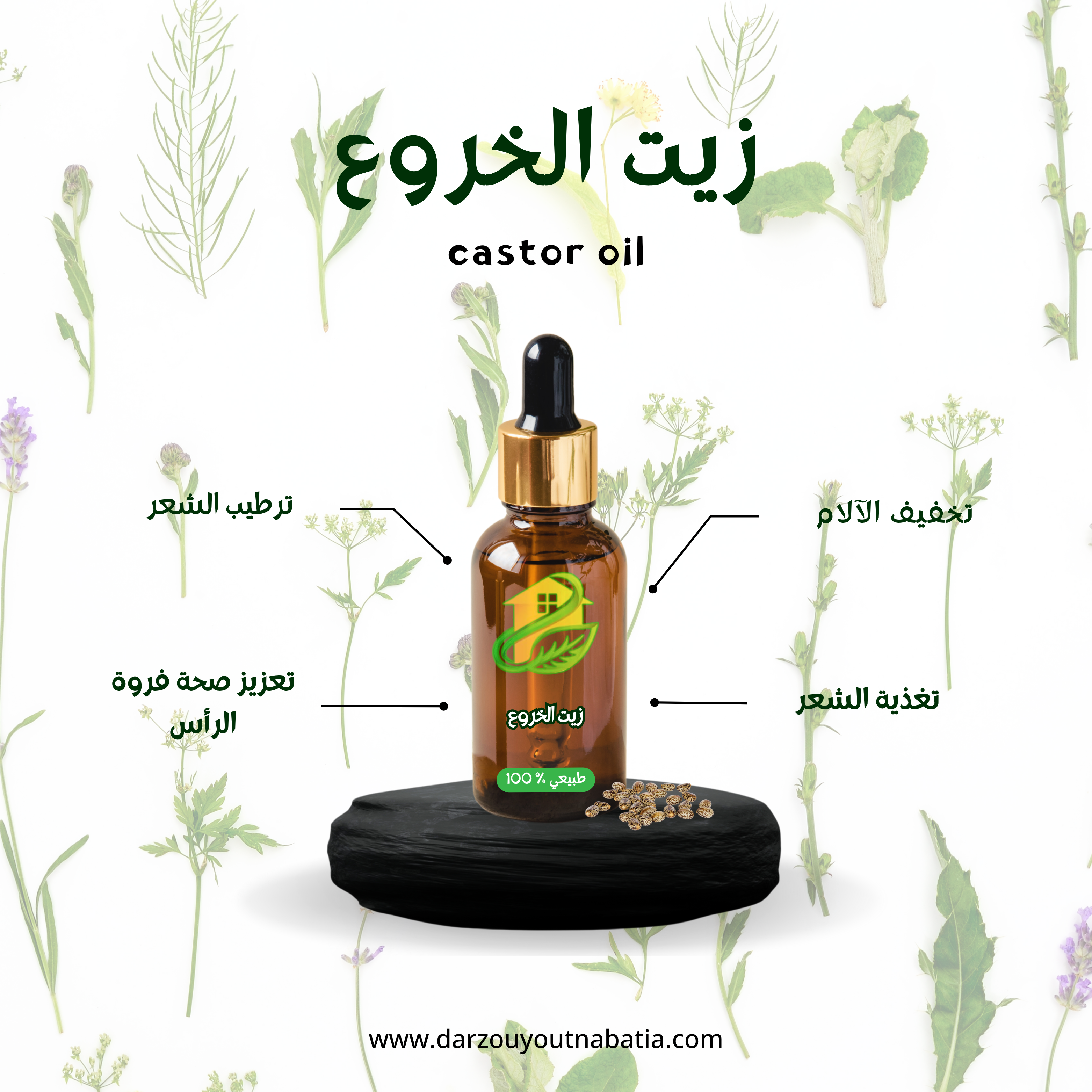 زيت الخروع ( 30 مل ) - Image 2